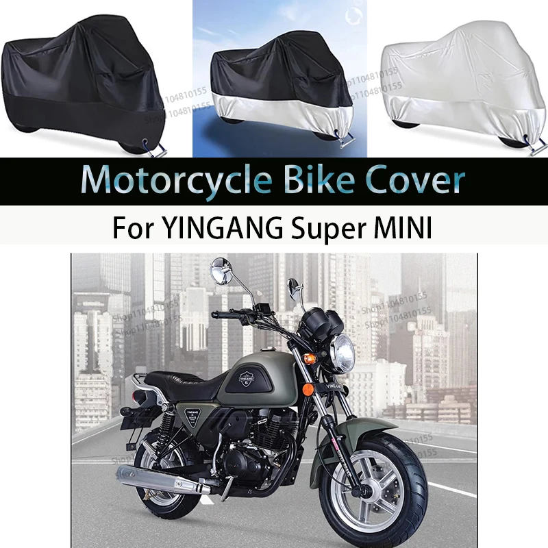 

For YINGANG Super MINI Motorcycle Cover Moto RainCover Waterproof Dustproof UV Cover Coat Indoor Outdoor Motorbike Scooter Cover