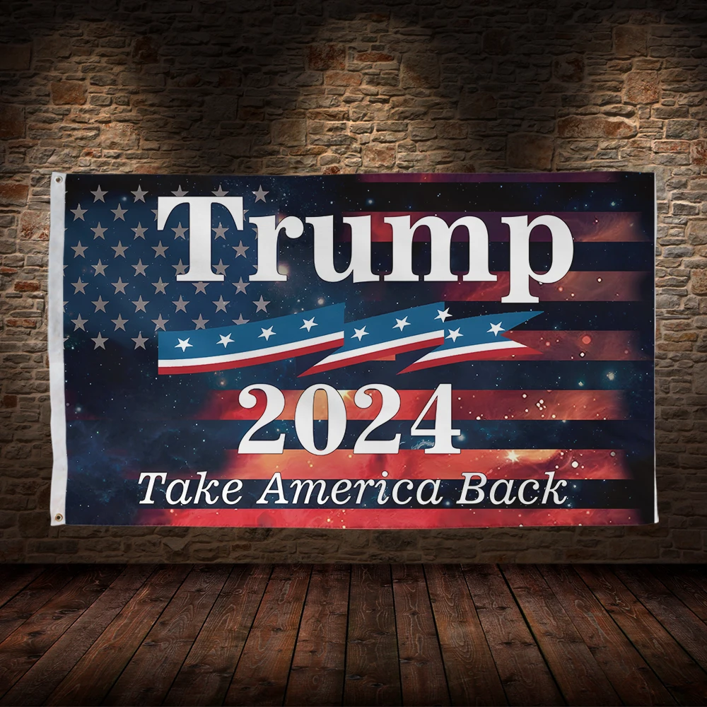 3x5 ft T-Trumps-Pes Flagge Polyester bedruckte Bier Wein Flaggen für Raum Garage Dekor