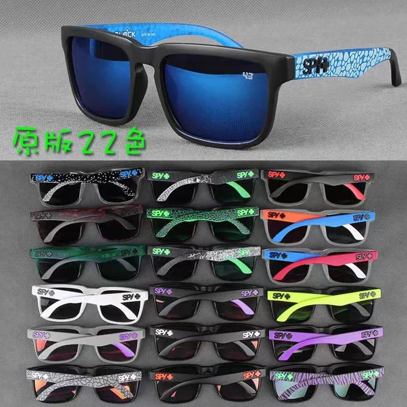 Gafas de sol Spy+polarizadas, gafas de sol retro reflectantes para patinar