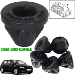 6 szt. do Audi A3 A4 A6 Skoda Octavia VW Polo Golf Jetta Seat Car Engine Cover Grommet Pulg Socket OE #   03G 103184   Wymiana samochodu