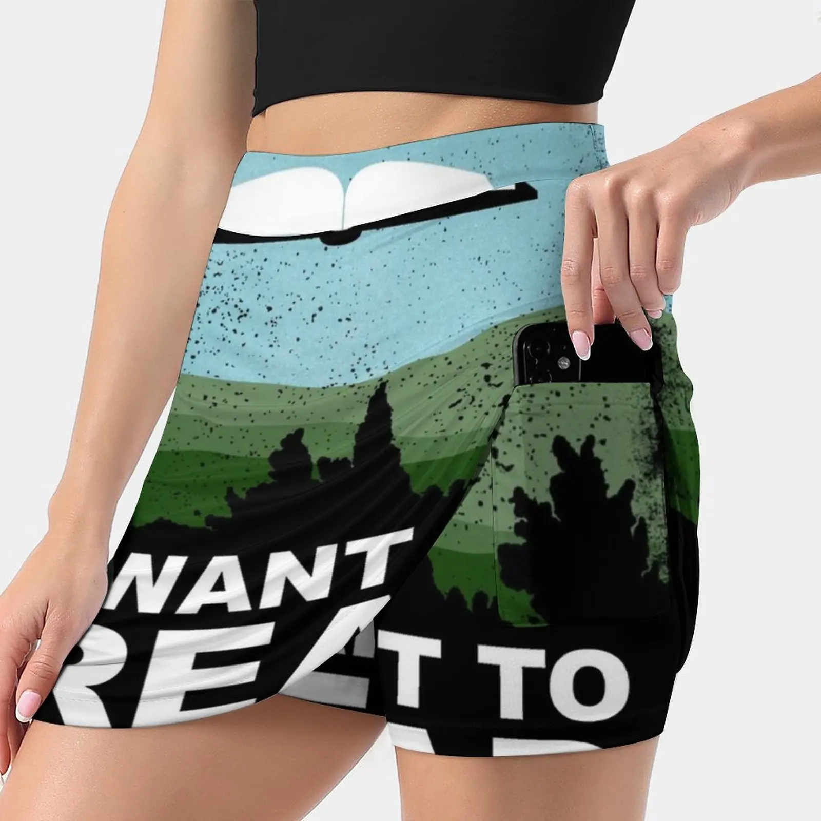 I Want To Read Women's skirt Aesthetic skirts New Fashion Short Skirts X Files The X Files Files Scully Mulder Believe Read