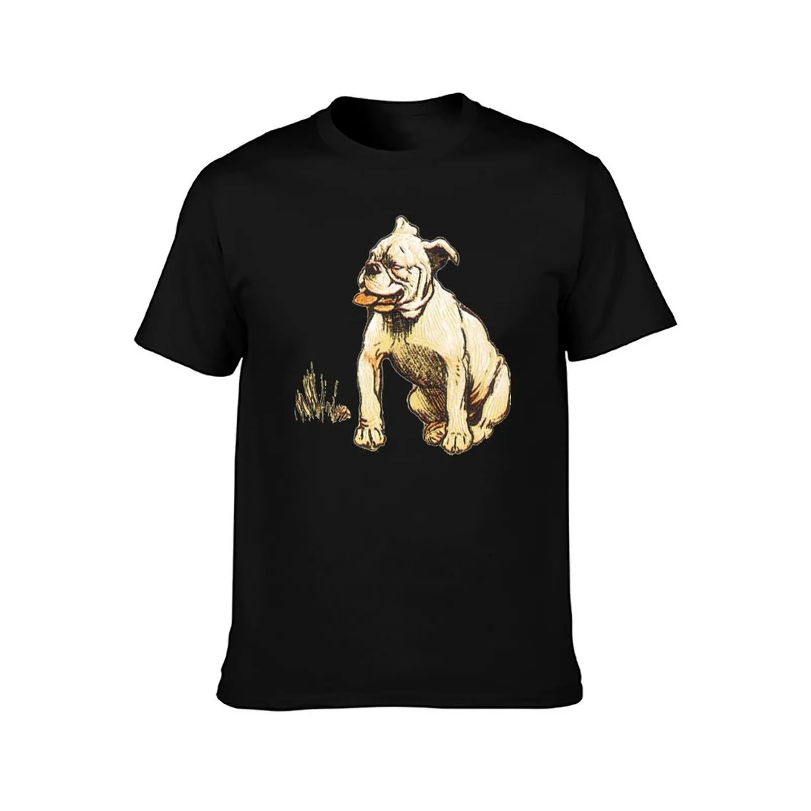 Cecil Aldin- Bulldog T-Shirt Anti-Wrinkle Short Sleeve T-Shirt