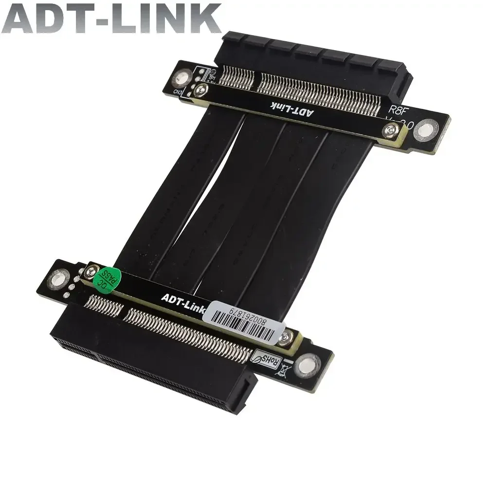 PCIe 3.0 x8 To x8 Riser Cable Female To Female Signal Direct Tx To Tx Rx To Rx Extension Cable PCI Express Riser Extender Jumper