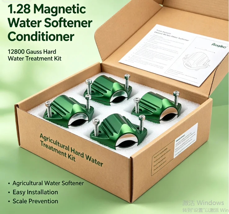 Magiko Magnetic Water Softener 12800G Physical Anti‑Scale Conditioner Hard Water Treatment For Agricultural & Residential Pipe