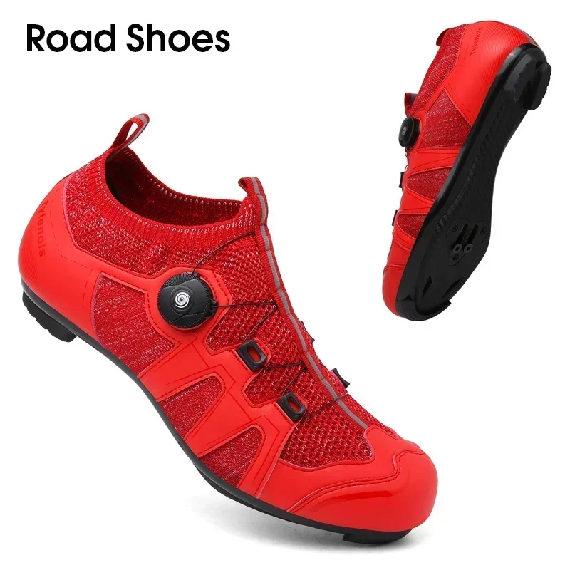 Mężczyźni MTB Cycling sneaker Shoes Breathable Cleats Road Bike Shoes Racing Speed Sneakers Women Mountain Bicycle Footwear for SPD SL