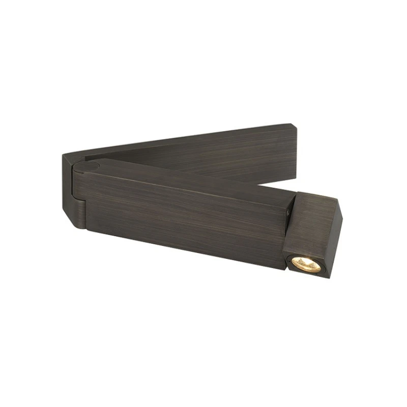 

Hotel room folding bedside reading lamp, surface mounted rotatable bedroom bedside lamp wall lamp, with hidden switch