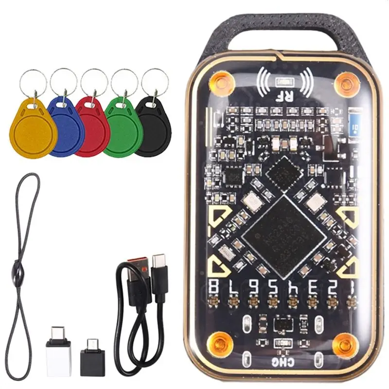 aa08-chameleon-ultra-emulatore-di-smart-card-rfid-5-portachiavi-cuid-125k-1356mhz-duplicatore-e-decodificatore-di-carte