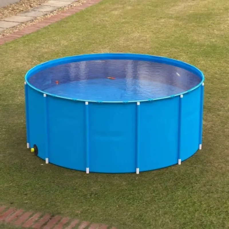 PVC Outdoor Small Aquarium Fish Breeding Tank Transparent Customizable Color & Shape for Fish Shrimp Farming