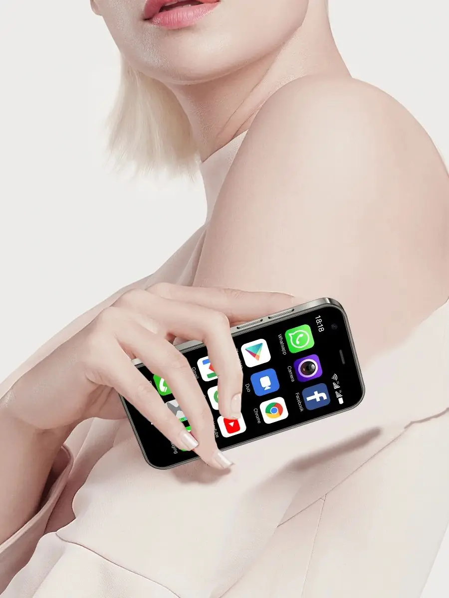 Smartphone Mini ONEMYTH XS15, Système Android, Petit Écran de 3 Pouces, Play Store, Double SIM, Téléphone Compact