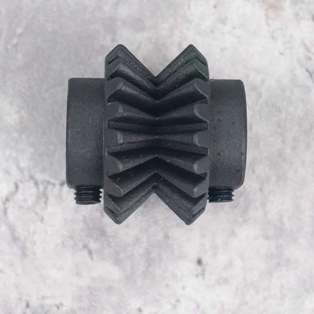 Universal Wire Stripper Feed Wheel Bevel Gear Non-Slip Tapered Wheel V-Groove Wire Guide Wheel 45# Steel with 10mm Standard Bore - view 5