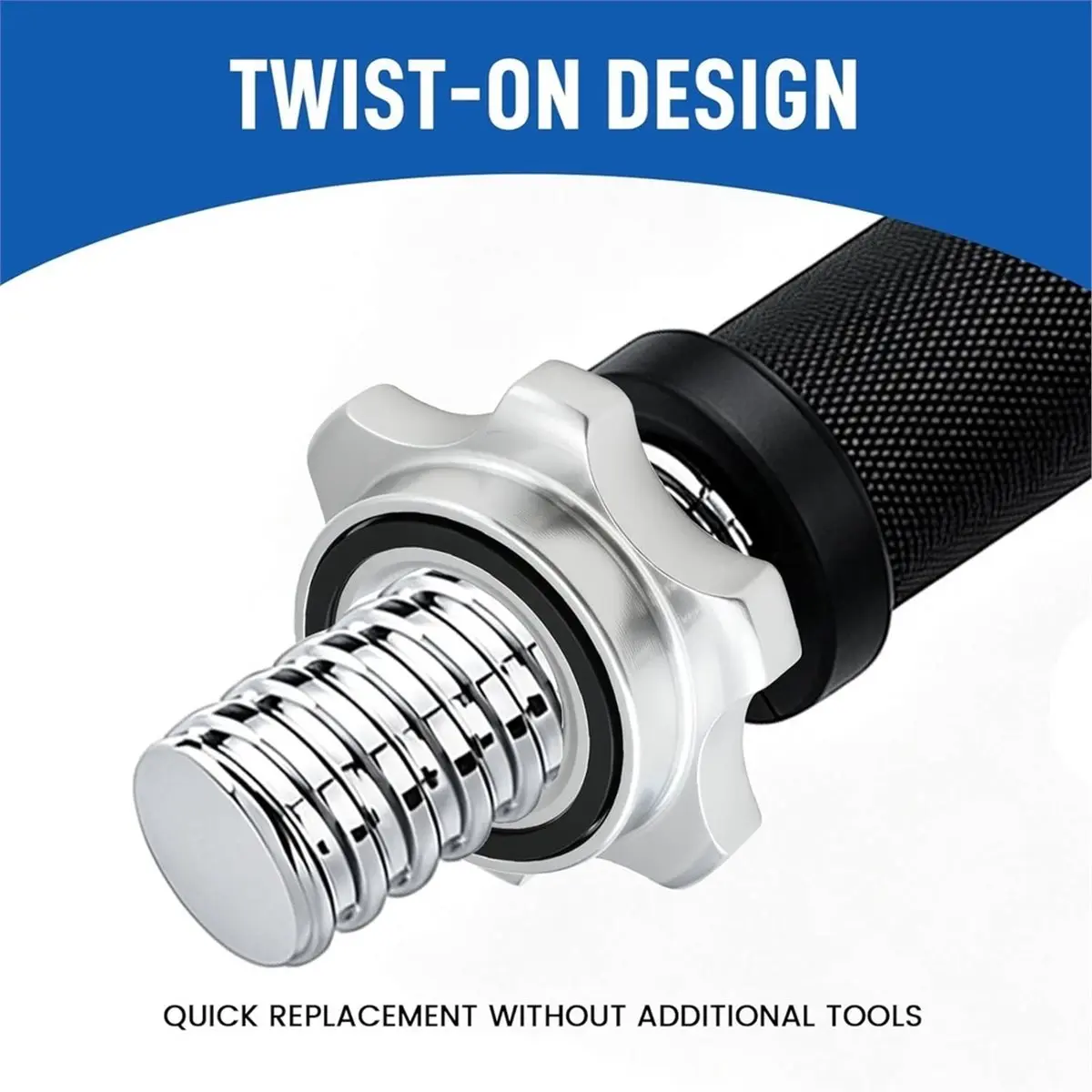 1 Inch Collars Anti-Slip Dumbbell Hex Nut Clamps Secure Screw Collars 4pcs