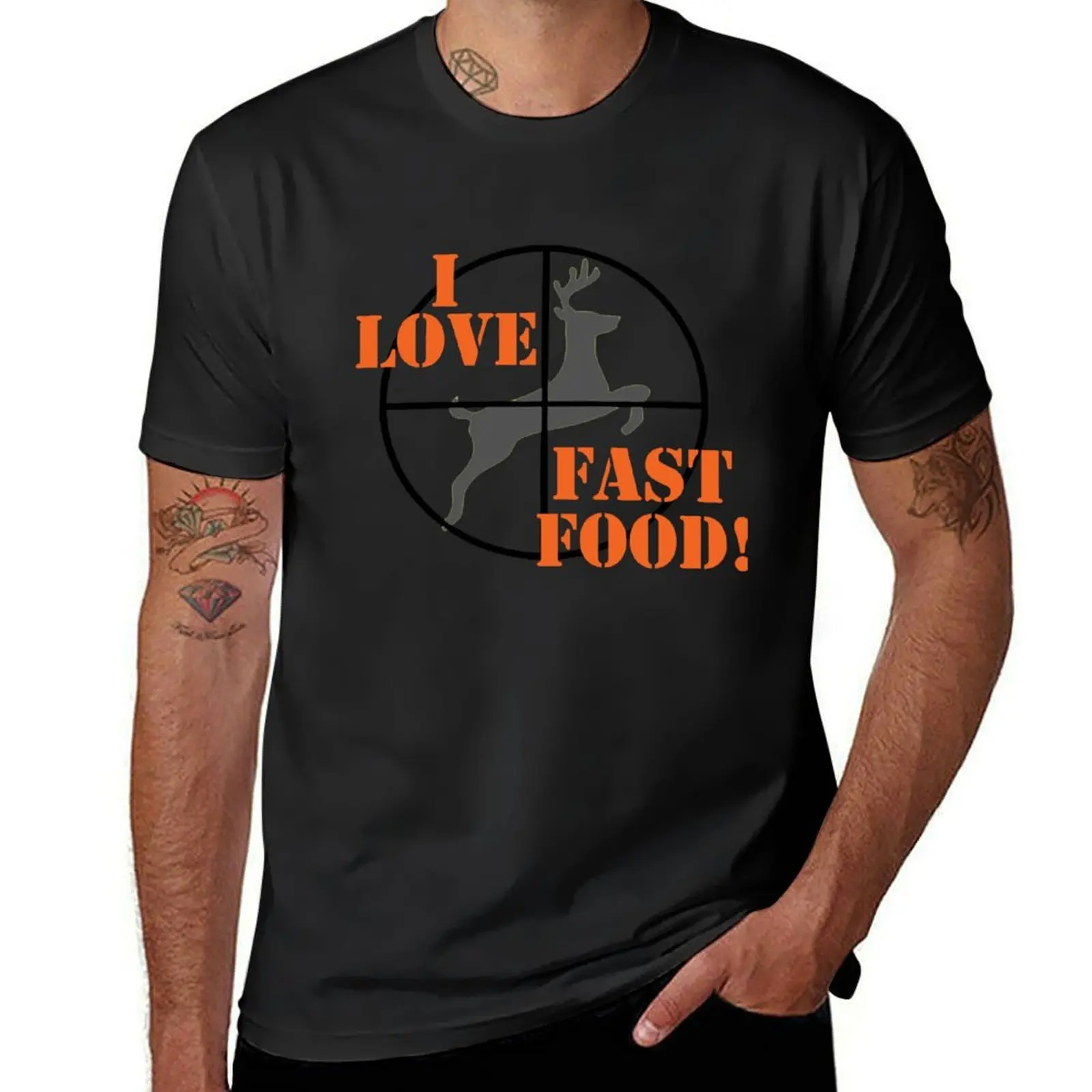 I Love Fast Food T-Shirt quick drying cute clothes quick-drying cute tops mens t shirts casual stylish