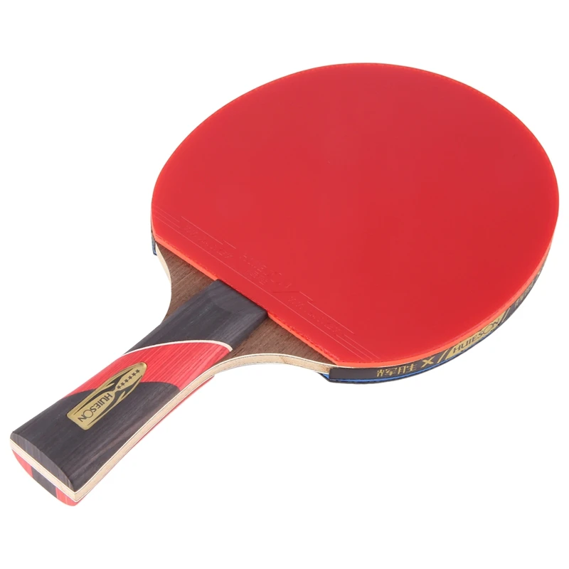 Huieson Super Powerful Ping Pong Racket Bat,6 Star Table Tennis Racket Sticky Pimples