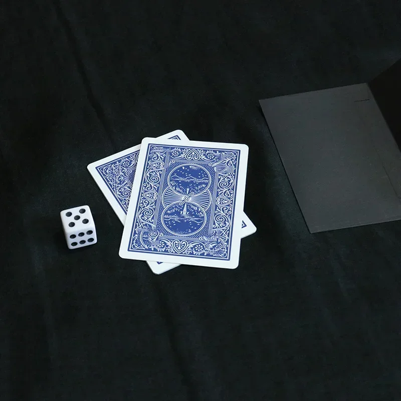 Prediction Dice Card by J.C Magic Tricks Close-up Street Illusions Gimmicks Mentalism Props Predict Any Number on Die Card Magia