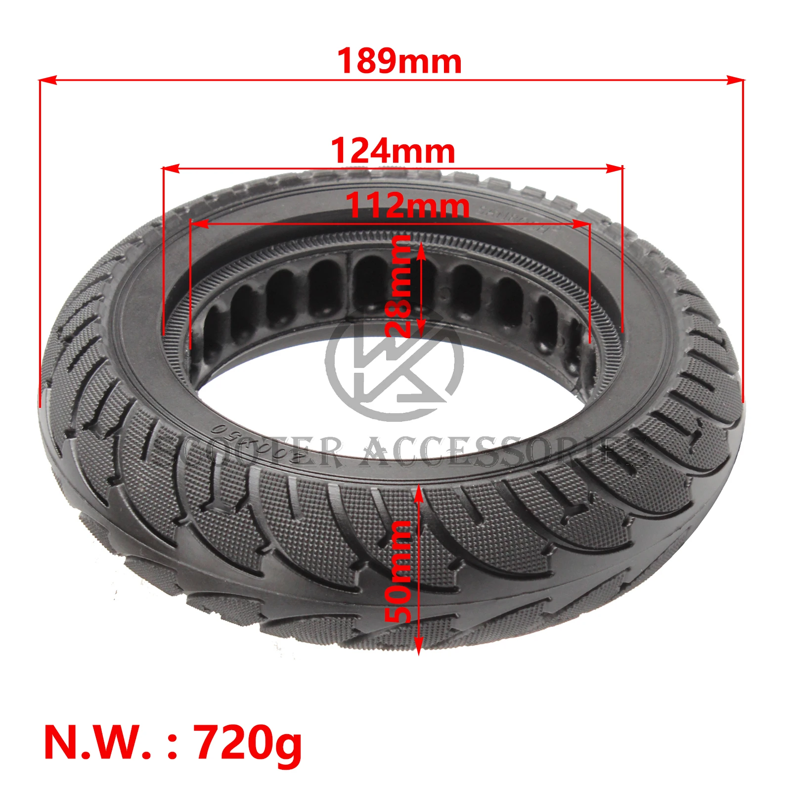 For E-twow Front Wheel Speedway Mini 4 Pro Rear Wheel 8 Inch Electric Scooter Tire Parts Risingsun 200x50 Solid Parts