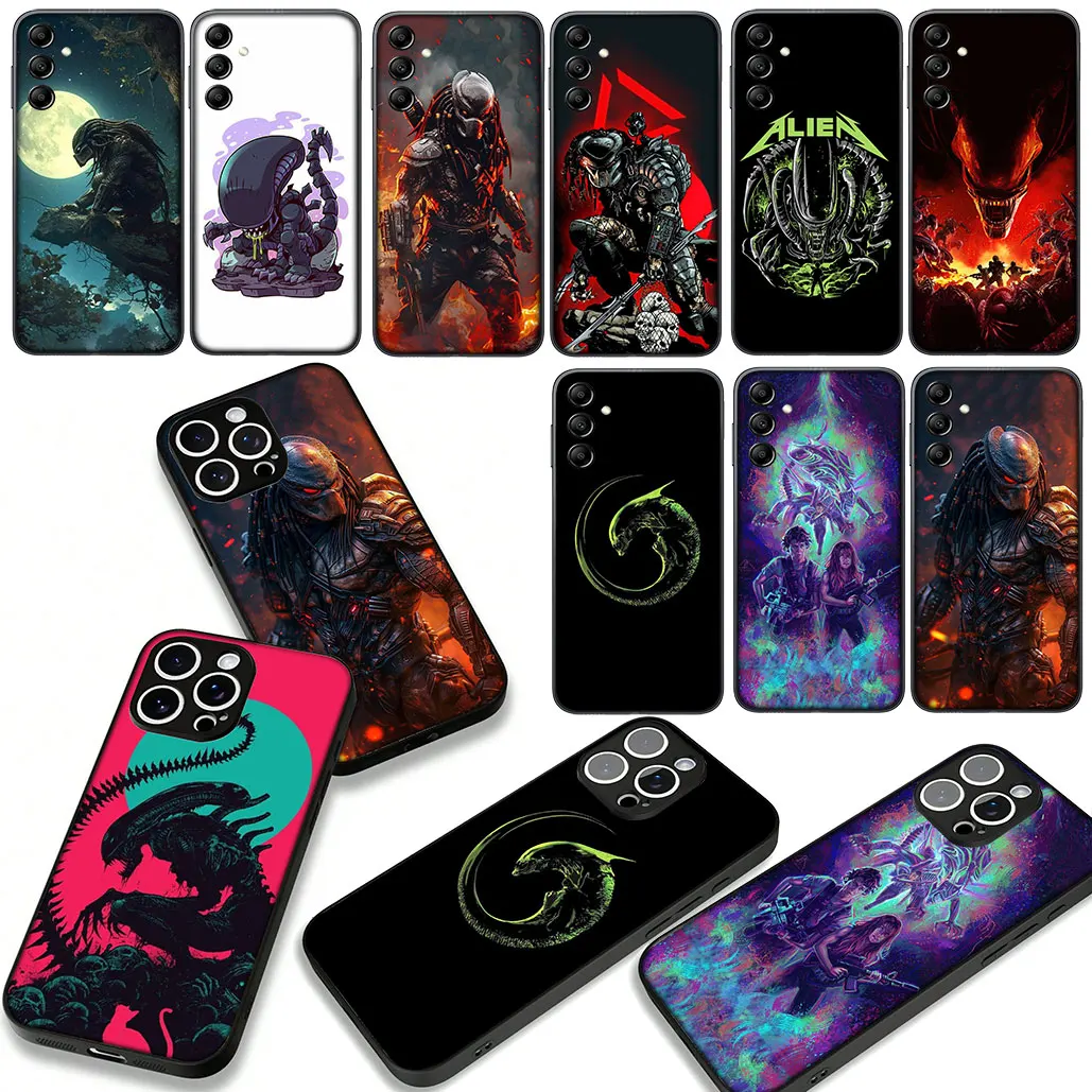 Phone Cover Hot Alien vs Predador Case for Xiaomi Redmi Note 11 9 8 7 10 Pro 14C 7A 9A 9T 10A 10C 11A 9C NFC Soft Casing