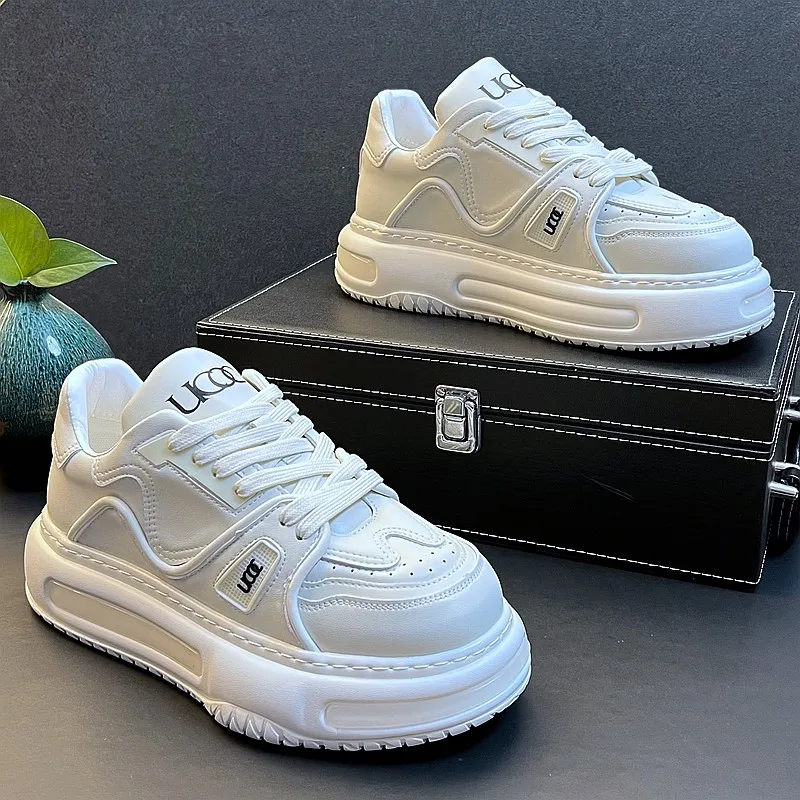 New Arrival Men Fashion Casual Dad Shoes Spring Autumn Luxury Designer Youth Trending Thick Bottom Mesh Breathable Sneakers