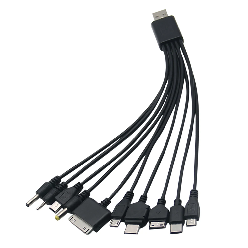 10 in 1 Multi Charger Cable Micro USB multi Charger usb cables for mobile phones cord for KG90 Sony phone SAMSUNG Tablets