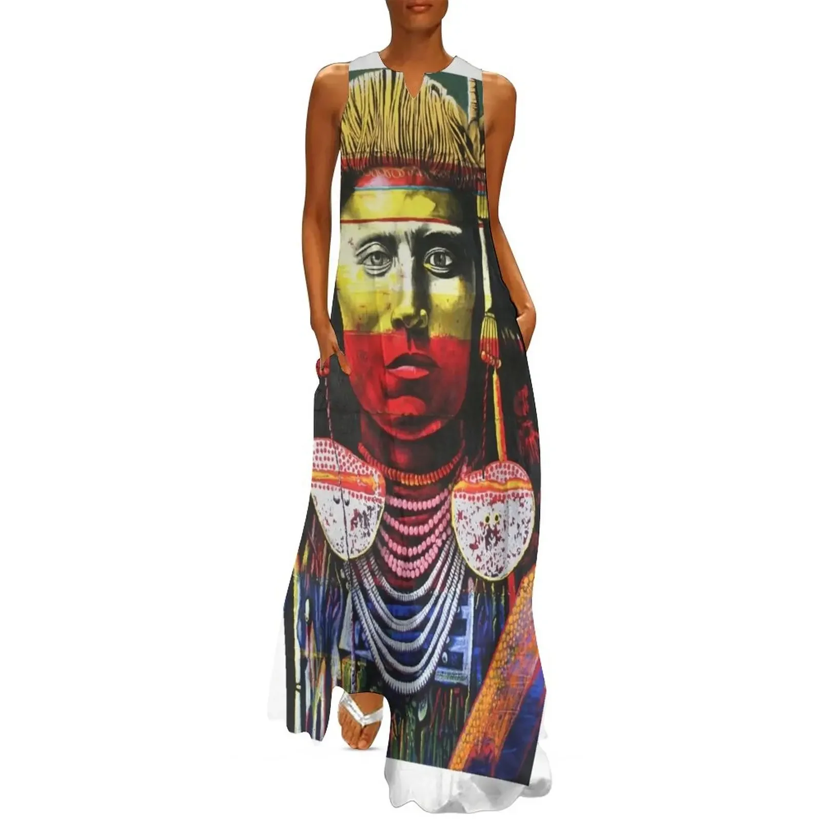 

Indian Chief Long Dress dresses for woman 2025 dresses for women 2025 Women's summer dress summer dresses womens 2025 Dress