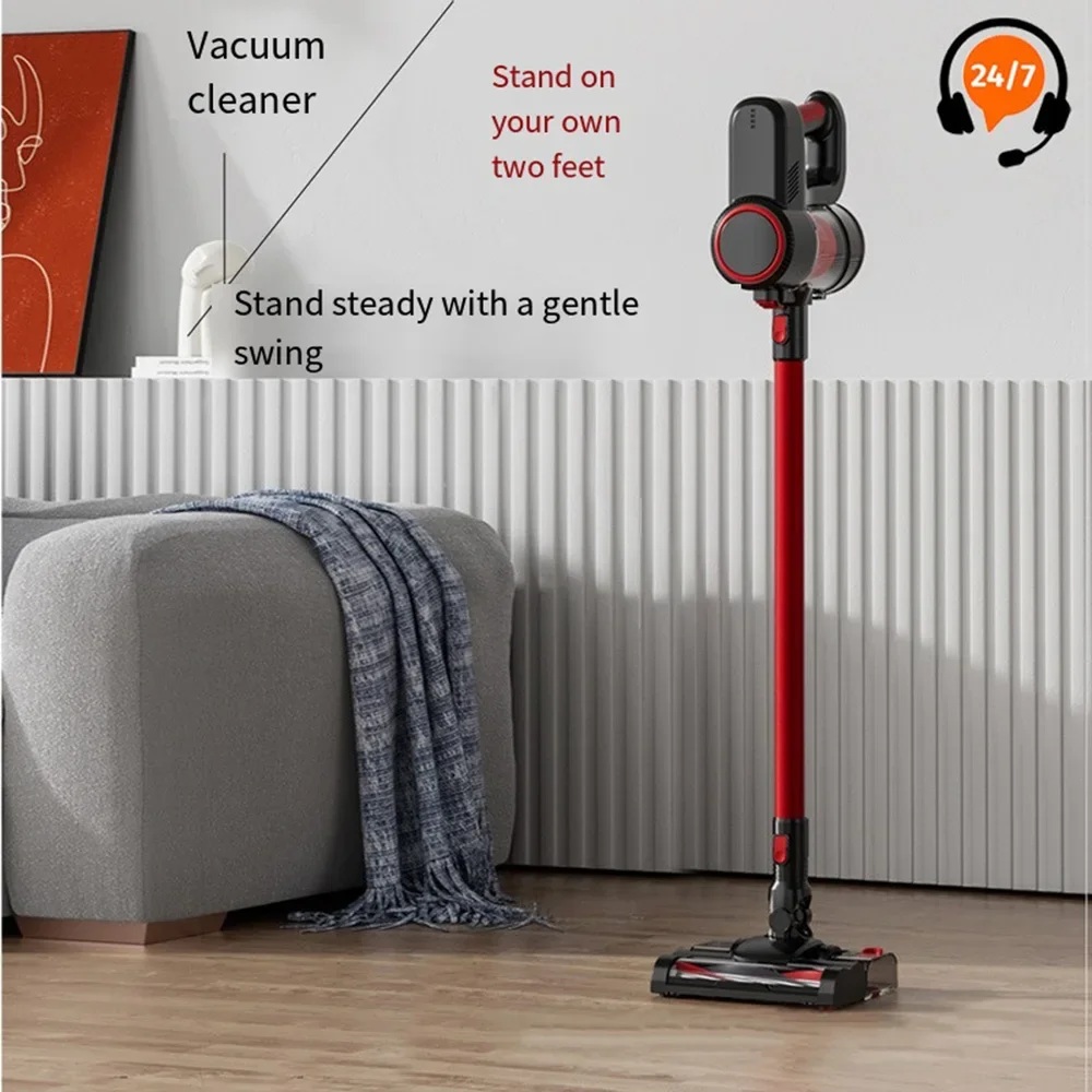 Cordless Vacuum Cleaner, Powerful Wireless Handheld Vacuum Cleaner, 12000Pa Rechargeable, Multi Cyclone Vacuum for Home Floor