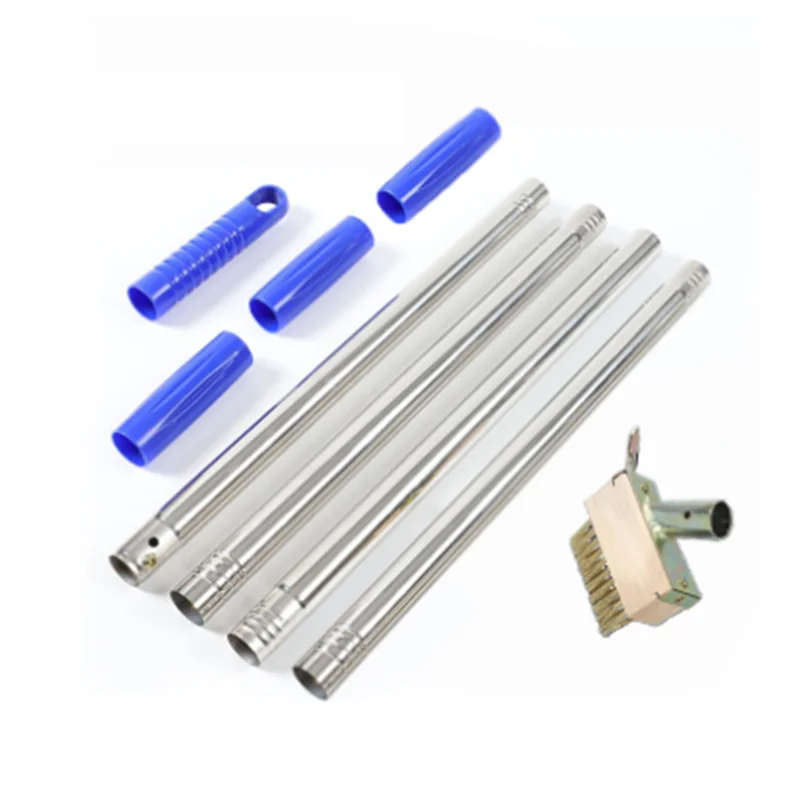 most-weed-ブラシ-60-インチロングハンドル、手動隙間除草ブラシ、クラック除草機、パティオブロック歩道私道の掃除用