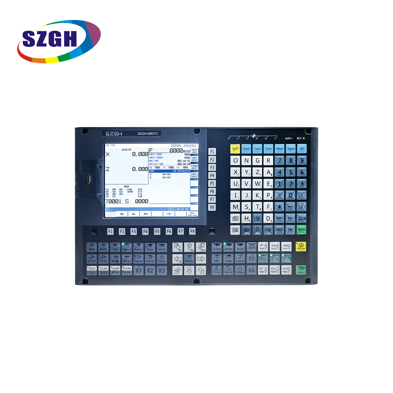 Szgh High Quality Factory 2 Axis Cnc Lathe Machine Controller for Lathe and Turning Center Controller