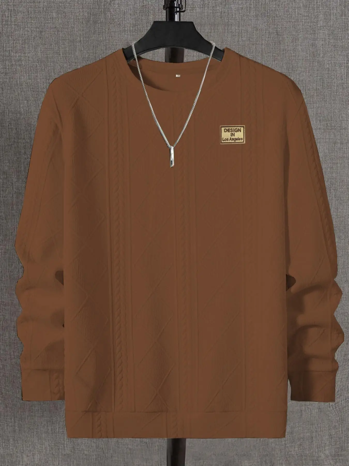 Herren Mode Rundhals Casual Langarm-Sweatshirt Stylischer Pullover für Tägliches Tragen Komfortables und Trendiges Design – Detail 18