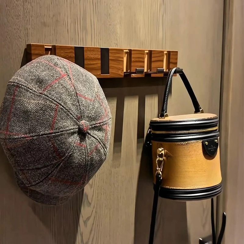 For No Punching of Continuous Row Hooks, Strong Load-bearing Door, Rear Hanger, Coat and Hat Rack.
