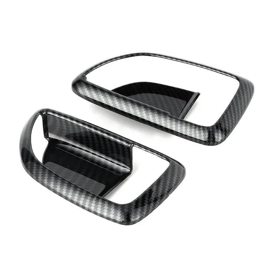 Door Handle Trim 2pcs Carbon Fiber Style Inner Door Handle Trim Fits for Hyundai Grand Starex H1 2019 Brand New Car Accessories