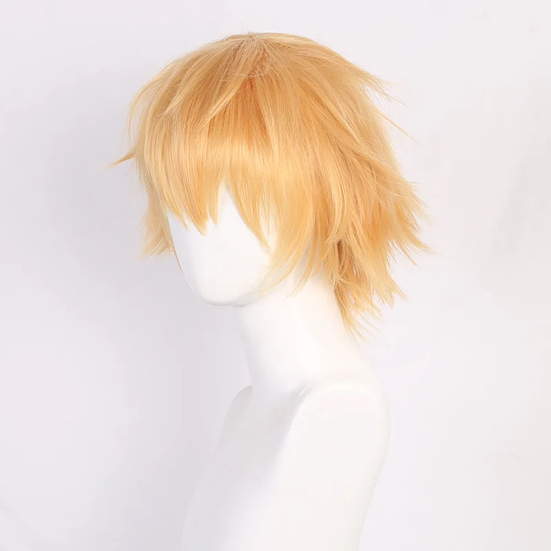 Chainsaw Man Main Character Denji Cosplay Wig Double-layer Gradient Color Teased Hair Process Easy To Style view 2