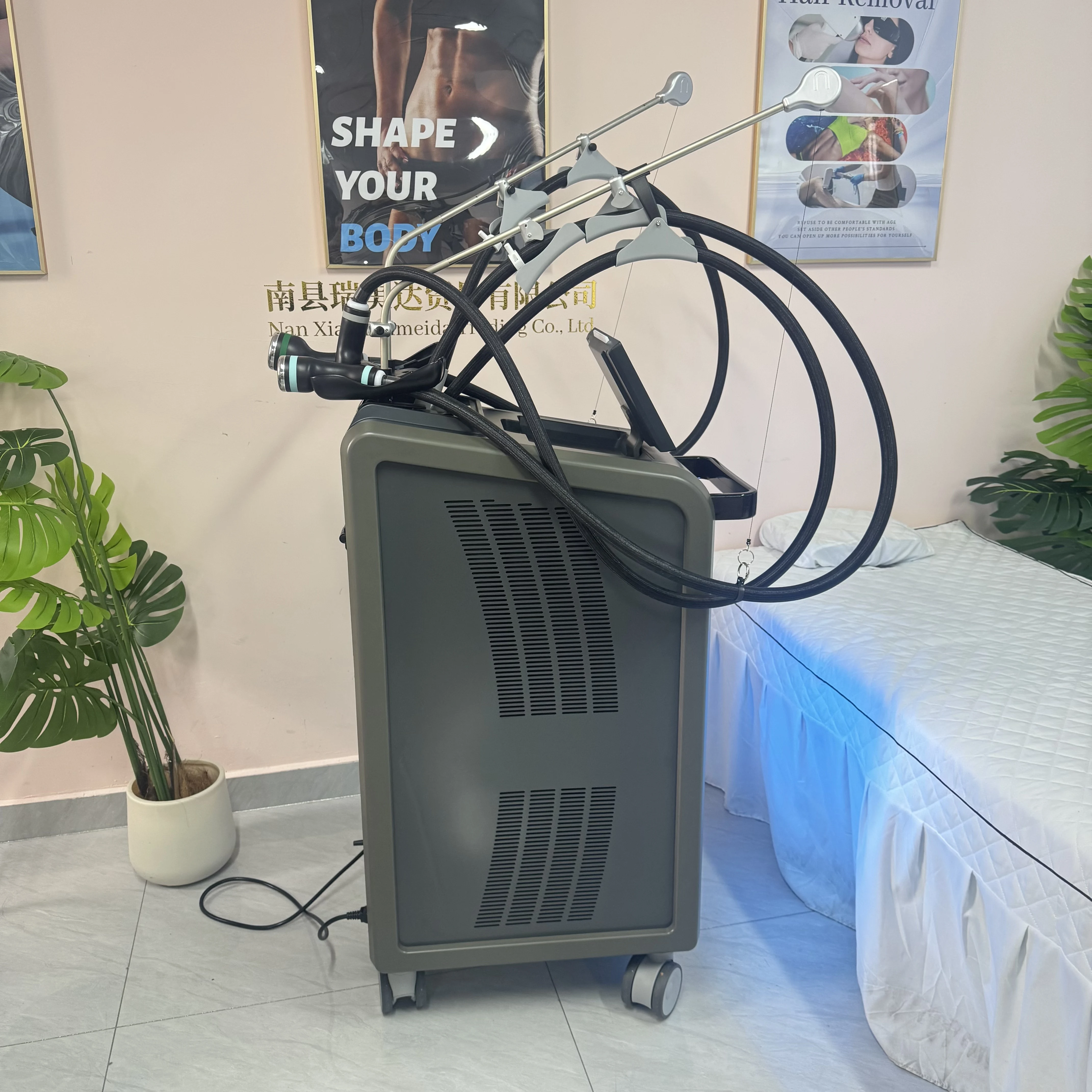 

High End Professional 3 In 1 Cold Wave Body Contouring Machine Skin Tightening and Lifting Beauty Salon Equipment