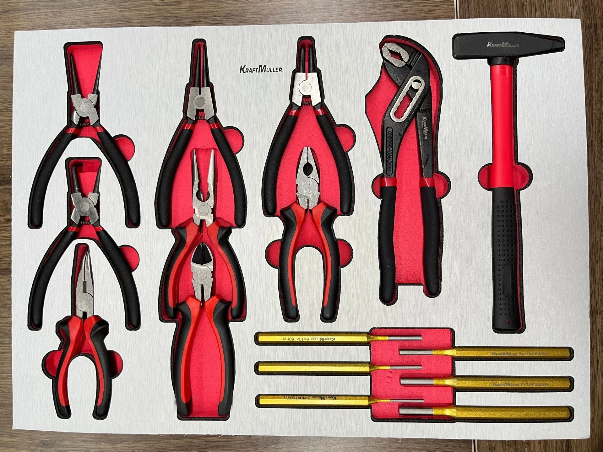 

Professional 296PCS Brushed Metal EVA Tool Kit, Multi-functional Hand Tools Combination Set for Garage Assembly, Auto Repair & W