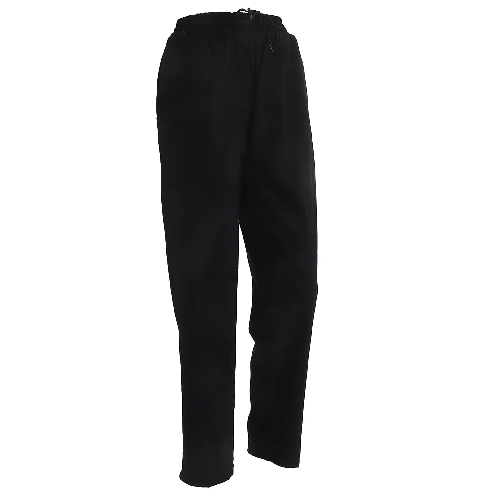 Pantaloni da cuoco traspiranti Comodo abbigliamento da lavoro Uniforme da mensa Vestibilità ampia Forniture da cucina resistenti all'olio in cotone poliestere