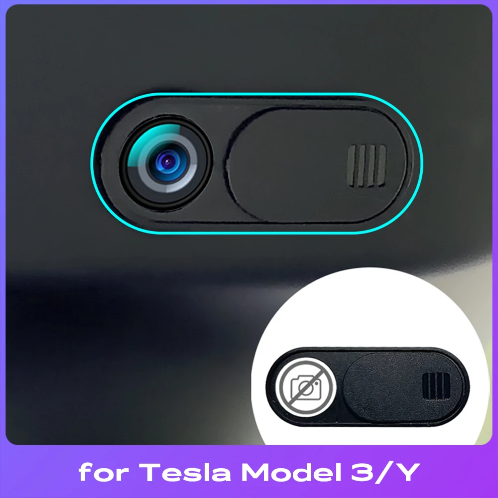 Cubierta de cámara de coche para Tesla Model 3 Y, bloqueador deslizante de cámara web, Protector de privacidad, compatible con tableta, PC, portátil, iPad, 1 / 5 piezas