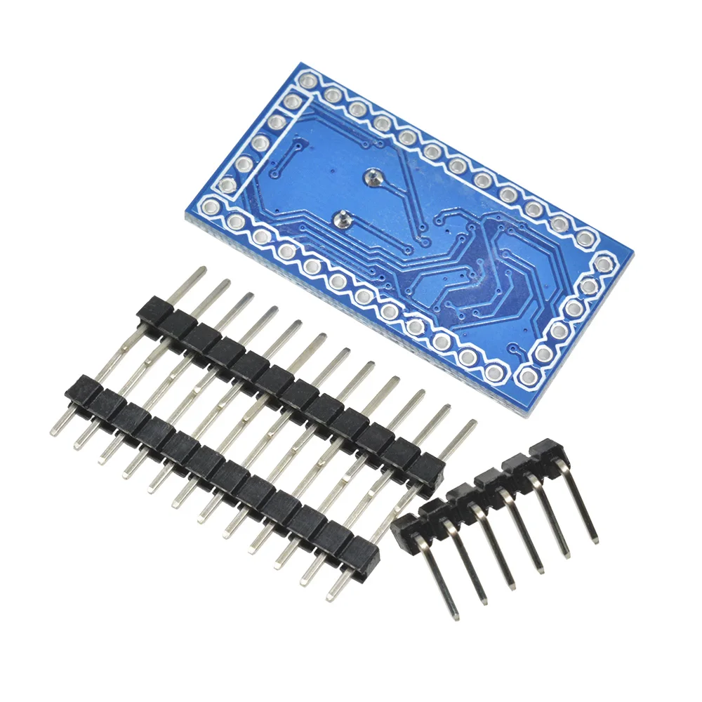 มินิ 5V ปลั๊กอินคริสตัล Oscillator ATMEGA168 บอร์ดควบคุมสีฟ้าบอร์ดพัฒนาโมดูลนาโนที่เข้ากันได้