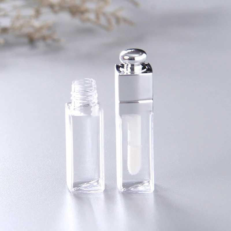 3ML Refillable Bottled Lip Glaze Empty Tube Lip Gloss Tube Lipstick Tube Lip Glaze Tube Eyelash Tube Thick Rod Travel Supplies