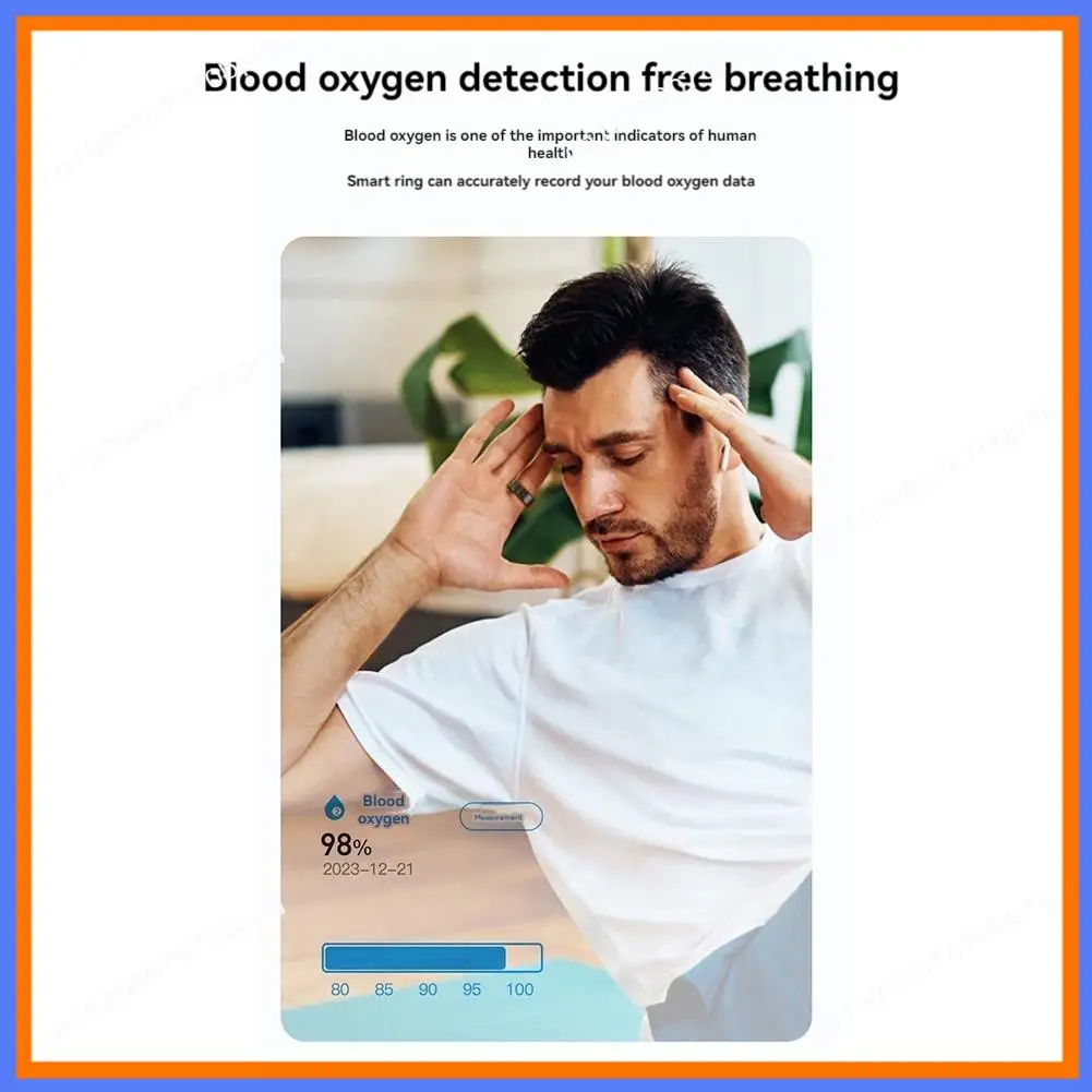BAAE R02 Smart Ring Health Monitoring IP68 أوضاع رياضية متعددة مقاومة للماء لنظام Android وIOS