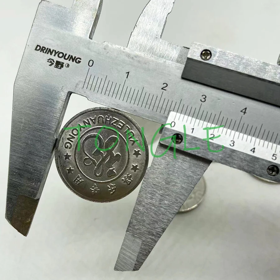 Arcade Amusement Park Game Machine Coin, Stainless Steel Token Coin, Customized, Made in China, 25*1.8mm, 100 PCs/Bag