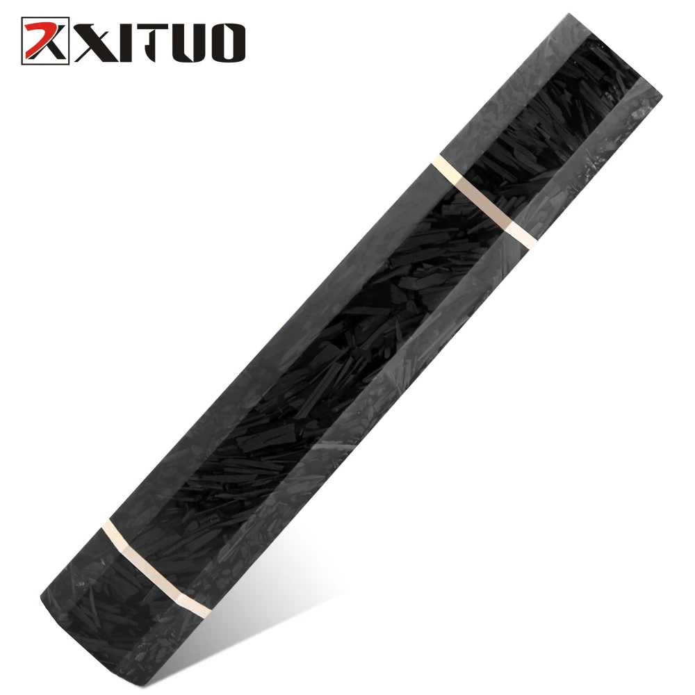 Faca de chef octogonal de resina e fibra de carbono feita à mão, cabo para faca de chef japonês, faca de sashimi, acessórios de fabricação de faca diy