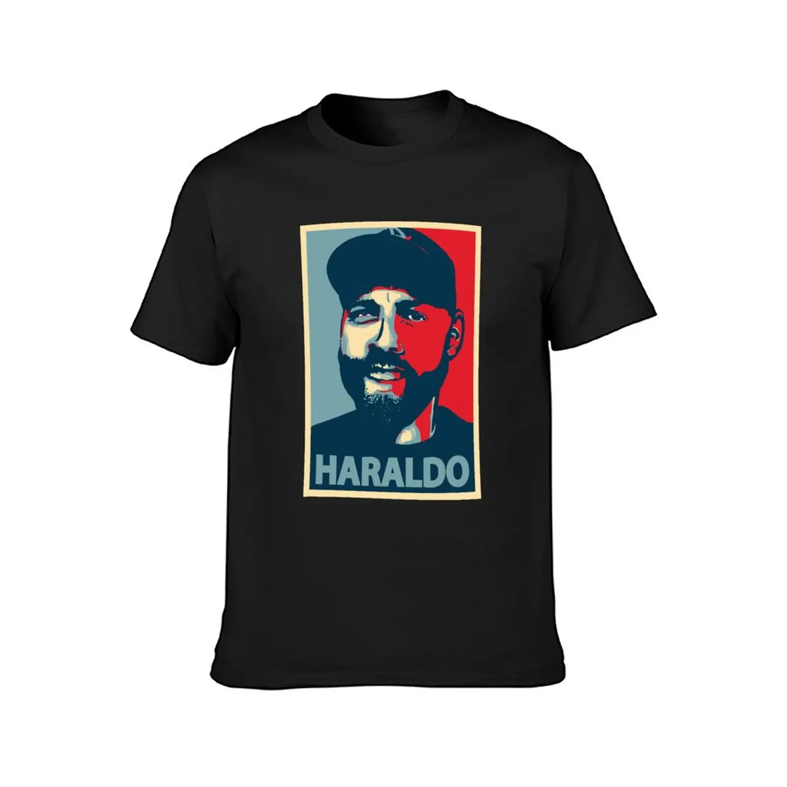 Harald Baldr Haraldo Portrait T-Shirt customizeds blanks anime clothes animal prinfor boys clothes for men