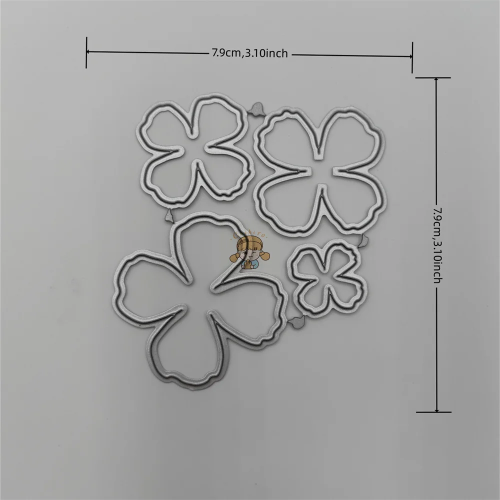 Flower Set Die Stencil Metal Cutting Knives Cutting Dies Practice DIY Scrapbooking Album Die Cut Cutting Dies