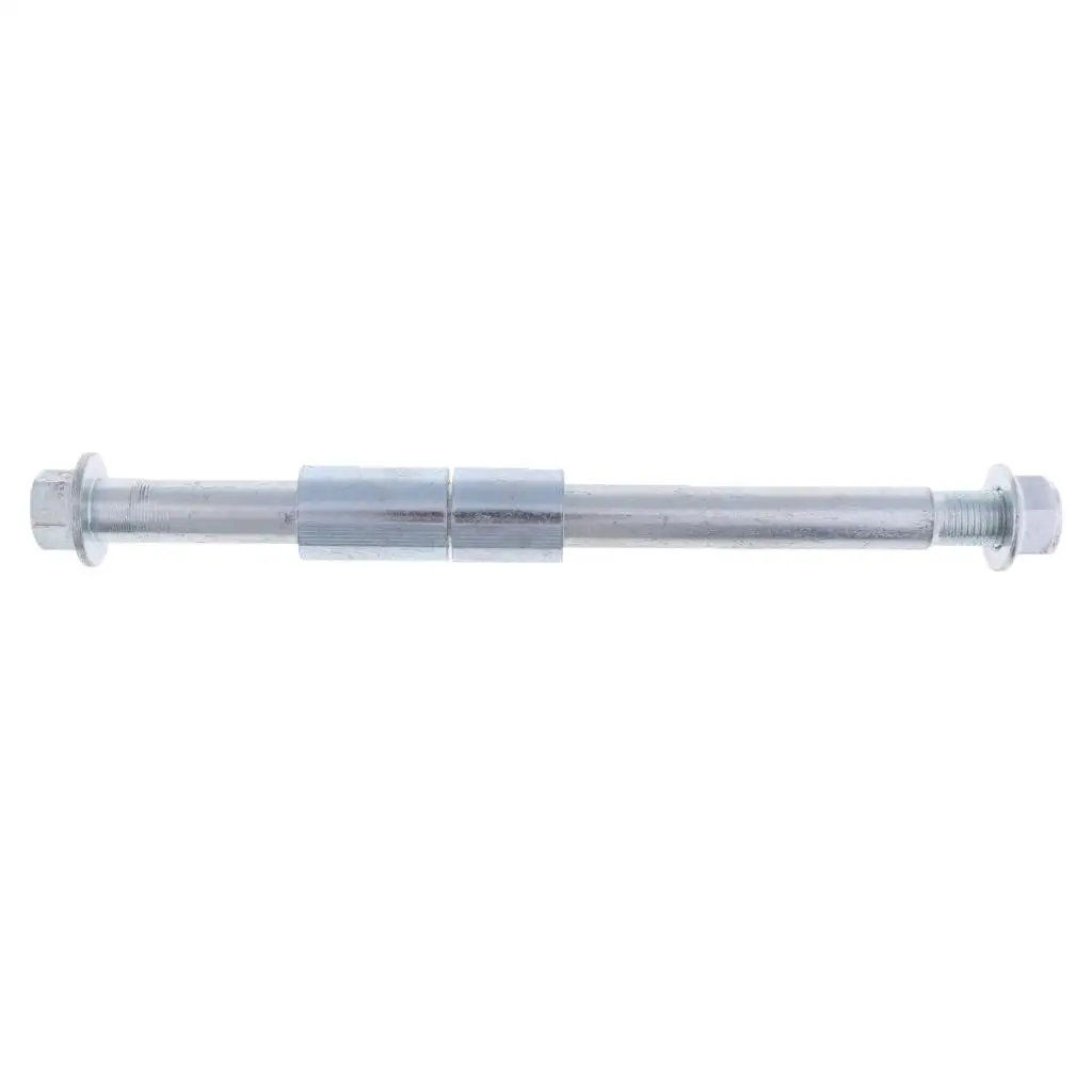 Aluminum Alloy Front Rear Wheel Axle with 2 Spacers Sturdy 243mm Axle for 125cc 140cc Dirt Bikes Motorcycles Scooter