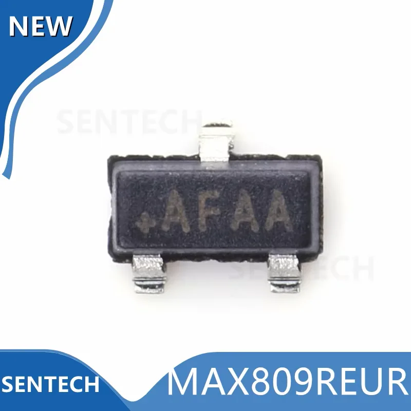 20pcs/lot 100% NEW Original MAX809REUR SOT-23 (AFAA) 3-pin microprocessor reset circuit