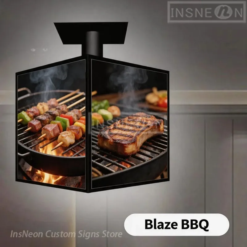 custom-triple-sided-hanging-rotating-led-lightbox-blaze-bbq-illuminated-sign-outdoor-advertising-light-box-for-restaurant
