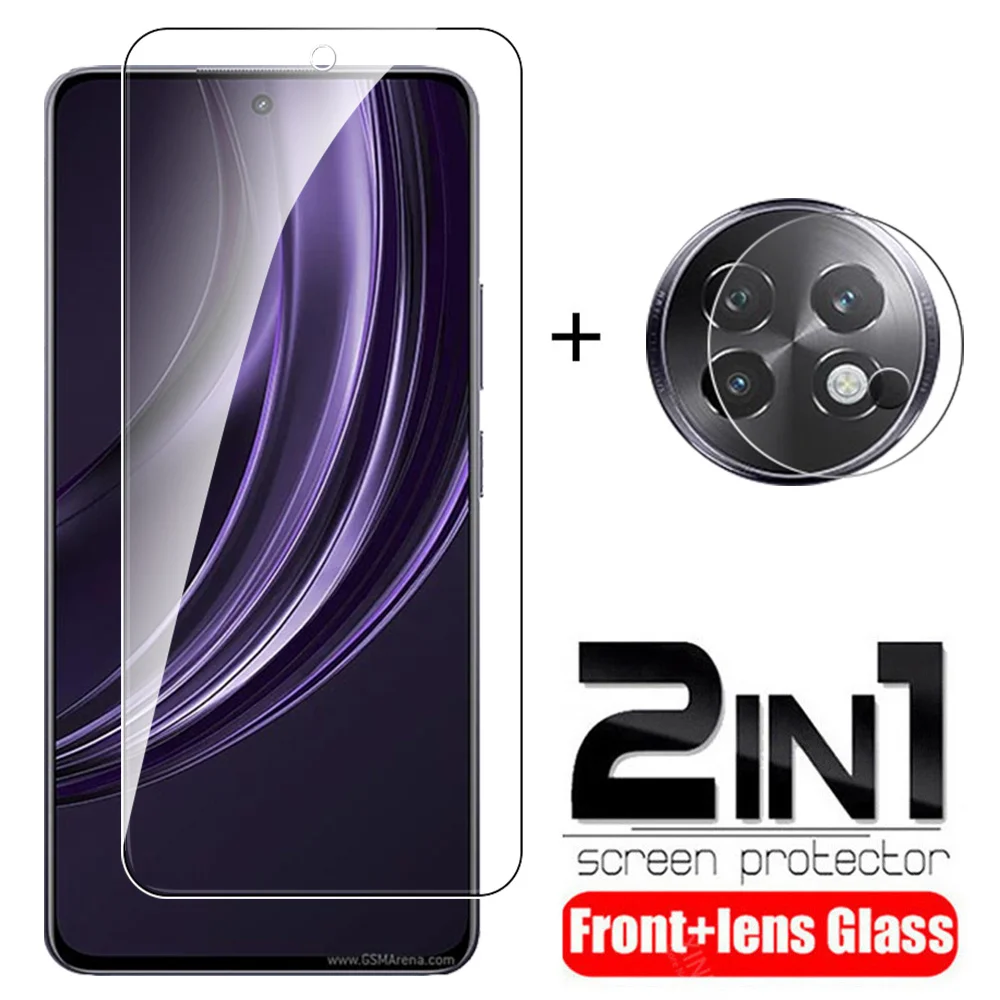 2in1 Tempered Glass Case For Realme 13 5G Screen Protector Realmi 13 + Plus 13Plus 13+ Realme13 2024 Camera Lens Protective Film