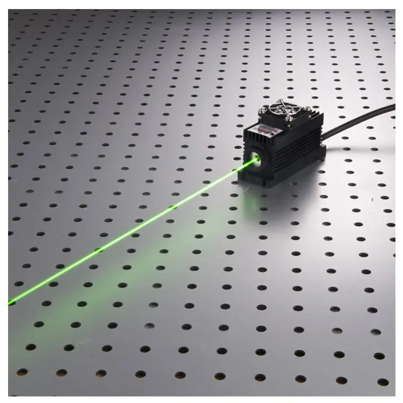 532nm 500MW 600MW 700MW Lab Green Laser Module + TTL/Analog + TEC Cooling + Power Supply