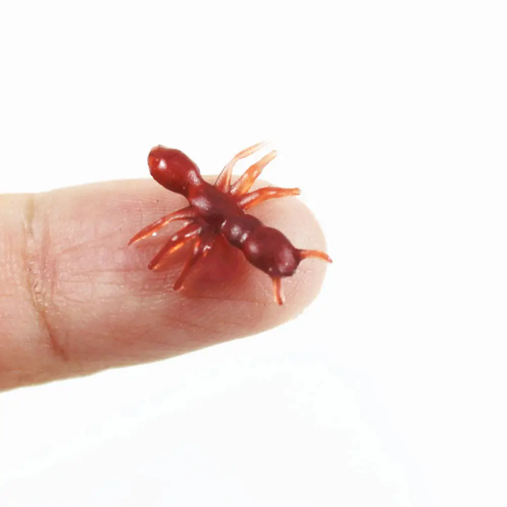 

50 шт. пластиковых фигурок муравьев: компактные, изысканные статуэтки для декора интерьера и экстерьера, оформления рабочего стола, цветочных горшков, сцен, Хэллоуина, розыгрышей