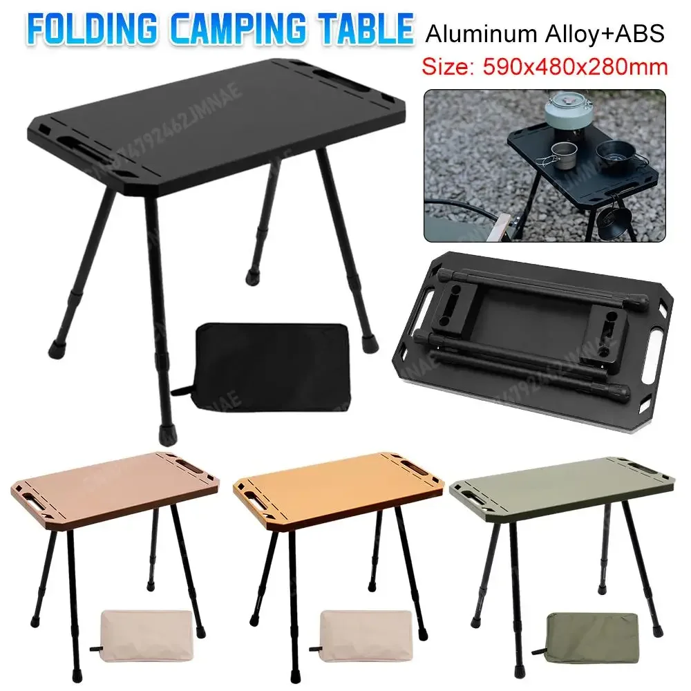 Folding Camping IGT Tactical Table with Accessories Lightweight Multifunctional Folding Aluminum Alloy Outdoor  Adjustable Table