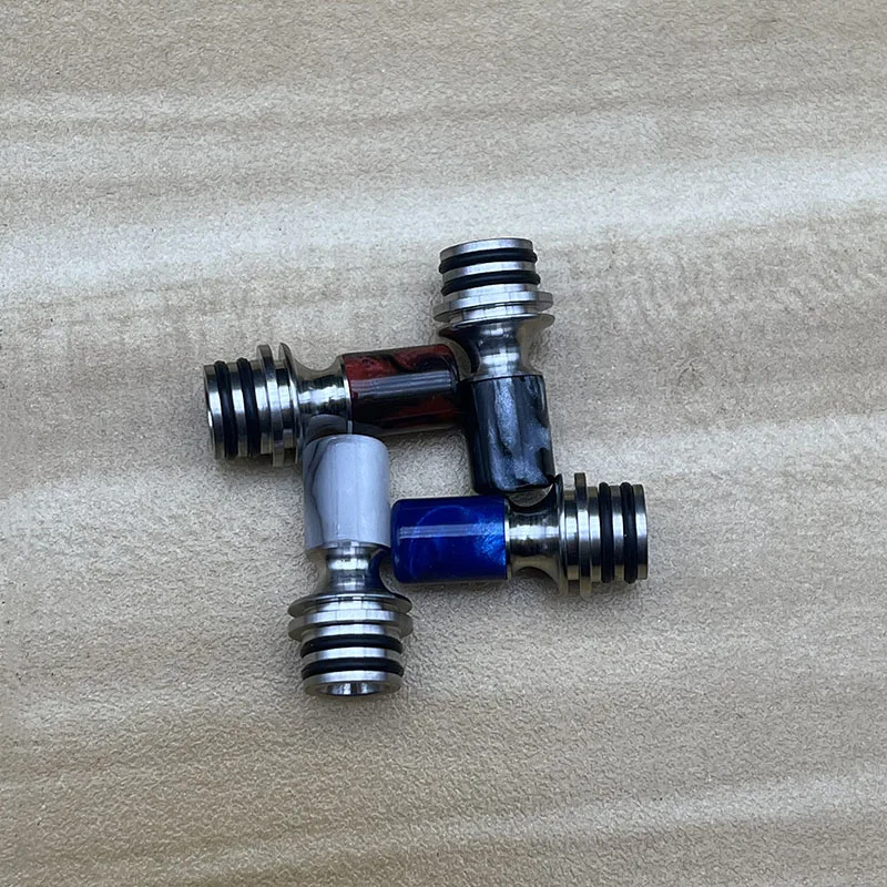 Punta de goteo de resina de acero inoxidable 510, diámetro interior de 2,8mm para accesorio de vapeo de tanque RDA RTA