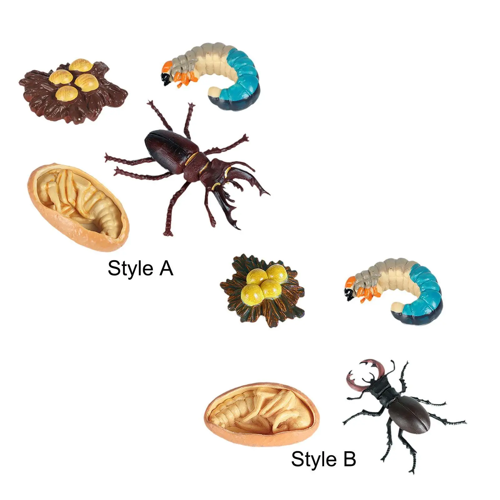 Insect Animals Model Toys Educational Toy Set Insect Toy Insect Ornaments for